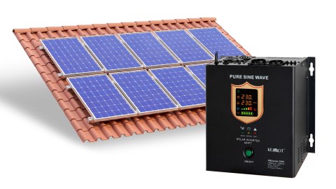 Przetwornica solarna naścienna ( inwerter ) KEMOT PROsolar-2500 ( 24V 230V 25000VA/1800W )