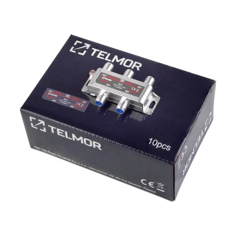 RS-4 SPLITTER 4X 2.4G DC TELMOR