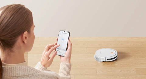 Robot sprzątający z mopem Xiaomi Robot Vacuum E5 czarny