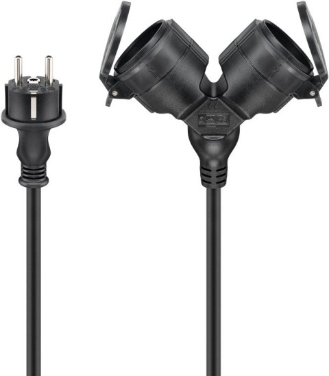 Przedłużacz elektryczny Goobay 2x gniazdo 25m