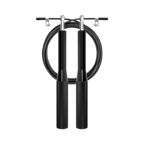 Skakanka bokserska aluminiowa z matalowym łożyskiem 300cm regulowana, REBEL ACTIVE