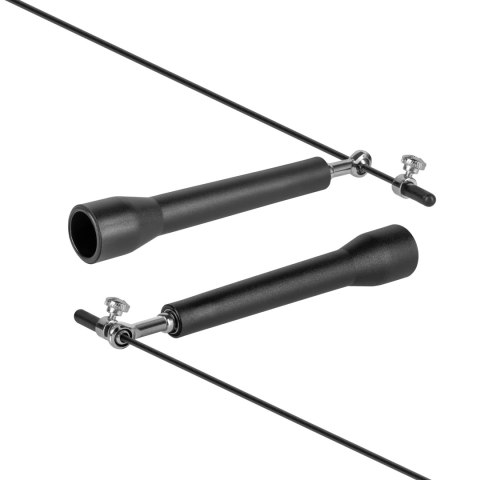 Skakanka bokserska plastikowa z metalowym łożyskiem 300cm regulowana, REBEL ACTIVE