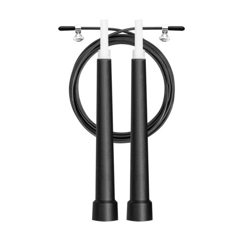 Skakanka bokserska plastikowa z plastikowym łożyskiem 300cm regulowana, REBEL ACTIVE