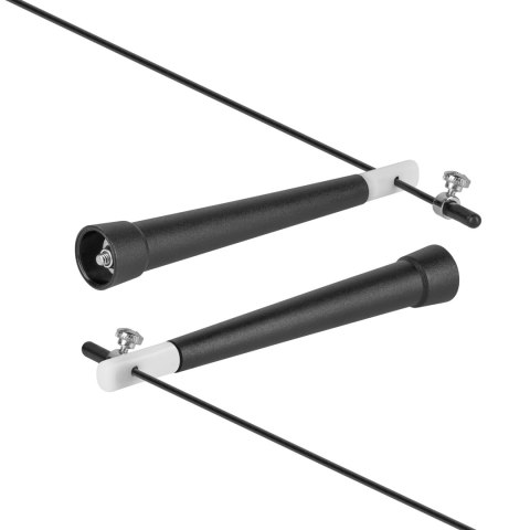 Skakanka bokserska plastikowa z plastikowym łożyskiem 300cm regulowana, REBEL ACTIVE