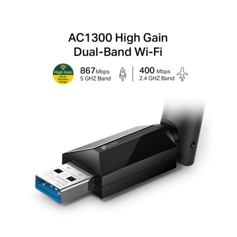 TP-LINK Archer T3U PLus karta sieciowa USB 3.0 802.11 ac/n