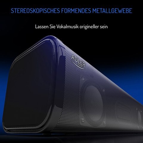 Adler Głośnik Soundbar z budzikiem