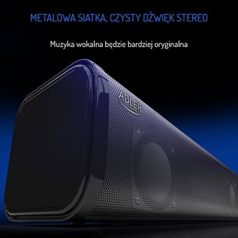 Adler Głośnik Soundbar z budzikiem