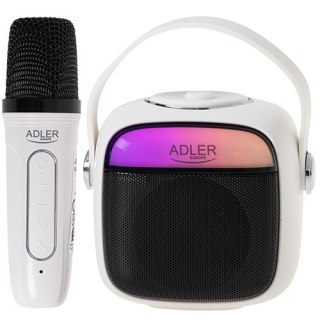 Adler Głośnik do karaoke z mikrofonem - SD/USB/AUX/Bluetooth