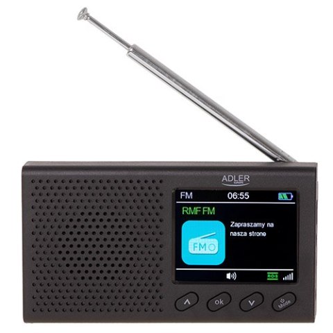 Adler Radio Przenośne - LCD - FM - Bluetooth - Zegar