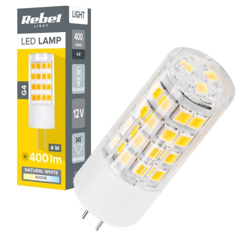 Lampa led Rebel 4W, G4, 4000K, 12V