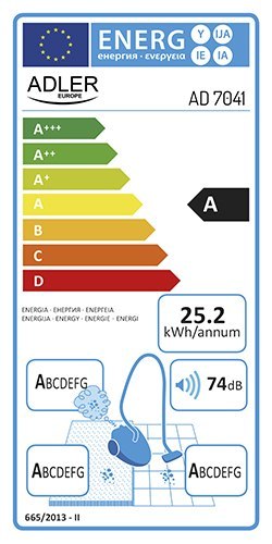 Adler Odkurzacz Super cichy