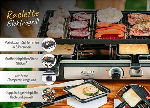 Adler Raclette - grill elektryczny