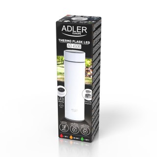 Adler Termos LED 473ml biały