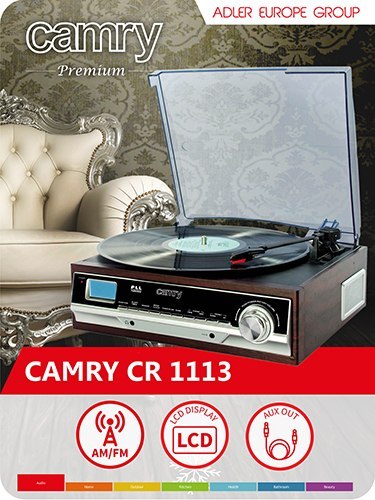 Camry Gramofon z radiem