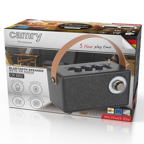 Camry Radio FM z Bluetooth - USB-c