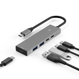 Adapter HUB 5w1 USB-A i USB-C NA USB 3.2 SPU-M16 SPACETRONIK