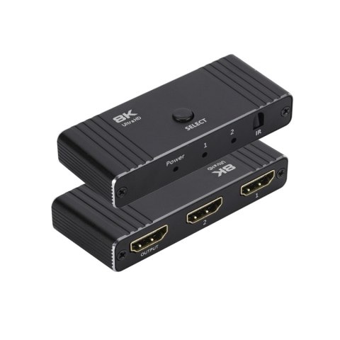 Dwukierunkowy Switch 2x1 8K HDMI 2.1 Spacetronik SPACETRONIK