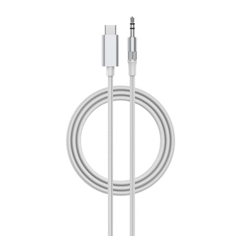 Kabel adapter DAC z USB-C na Jack 3,5mm 1m biały LDNIO