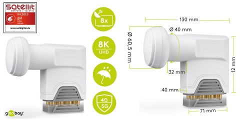 LNB Octo Goobay 0.1dB Goobay