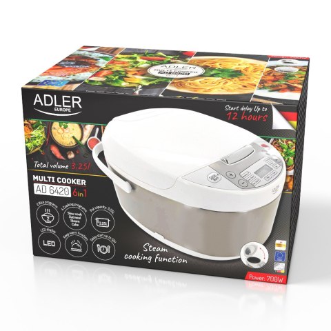 Adler Multi-cooker 6 in 1 - 3,25 L