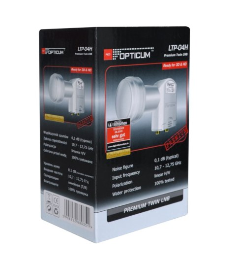 LNB Twin Opticum LTP-04H Golden Line Opticum