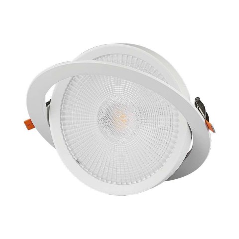 Oprawa V-TAC LED Downlight SAMSUNG CHIP 30W Ruchoma VT-2-30 3000K 3040lm 5 Lat Gwarancji