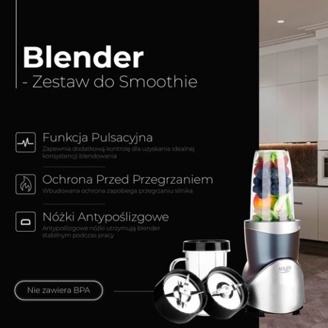 Adler Blender - Zestaw do Smoothie