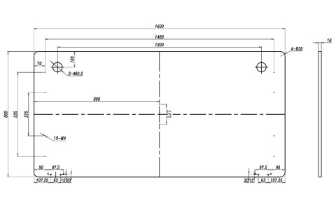 Blat do biurka/stołu Spacetronik 140x80 szary SPACETRONIK