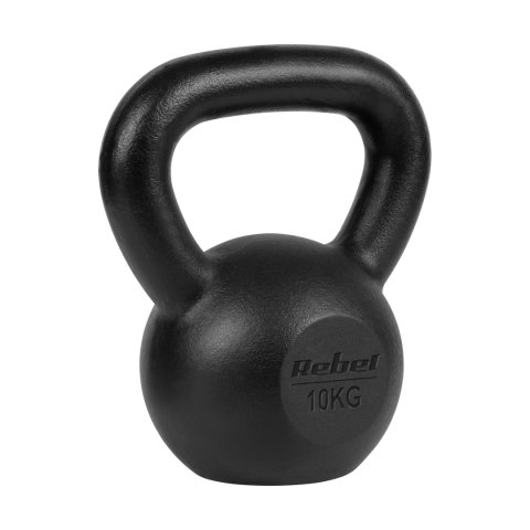 Kettlebell żeliwny 10kg, REBEL ACTIVE