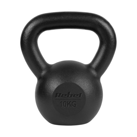 Kettlebell żeliwny 10kg, REBEL ACTIVE