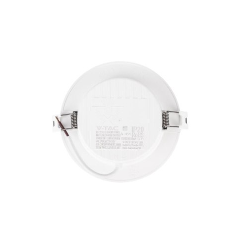 Panel Wpuszczany V-TAC 6W LED SAMSUNG CHIP Okrągły 120x28mm VT-61006RD-S 3000K 660lm 5 Lat Gwarancji