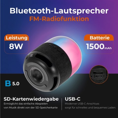 Adler Głośnik Bluetooth z FM