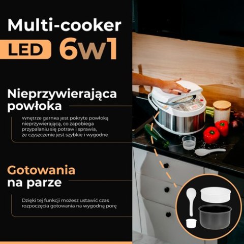 Adler Multi-cooker 6 in 1 - 3,25 L