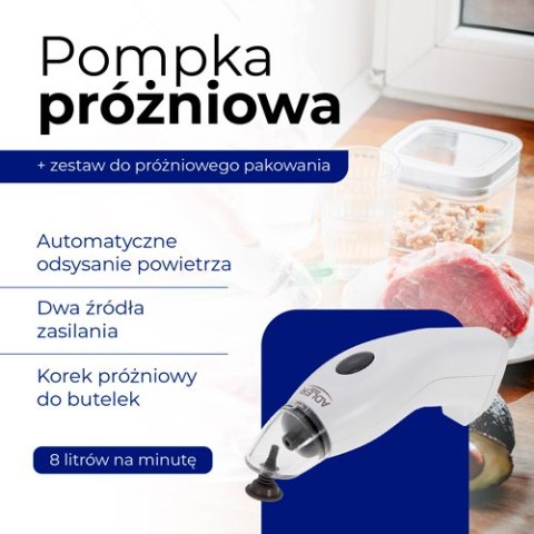 Adler Pompka próżniowa + zestaw do próżniowego pakowania