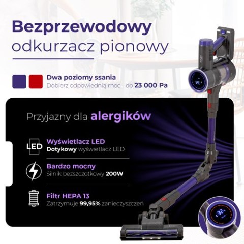 Adler Przyjazny dla alergików bezprzewodowy odkurzacz pionowy PRO