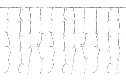Kurtyna świetlna 5m (330LED), kolor ciepły biały, IP44