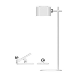 Lampka Biurkowa V-TAC 4w1 35cm Kinkiet Klips Latarka 3W LED CCT Biała VT-10115 3000K-6000K 300lm