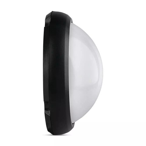 Plafon LED Okrągły Czarny 12W V-TAC IP65 VT-8015-B 3000K 840lm