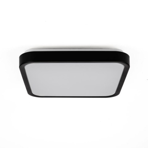 Plafon V-TAC 18W LED SAMSUNG CHIP Kwadrat 30x30cm Natynkowy Pilot Czujnik Ruchu IP44 Czarny VT-8618S 4000K 1830lm 5 Lat Gwarancj