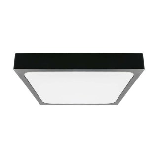 Plafon V-TAC 30W LED Kwadrat IP44 42x42cm Czarny VT-8630B-SQ 3000K 3000lm