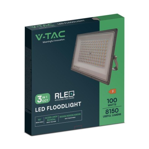 Projektor LED V-TAC 100W CCT Zmiana Barwy, Wymienny Moduł LED VT-44100CCT 3000-4000K-6500K 8150lm