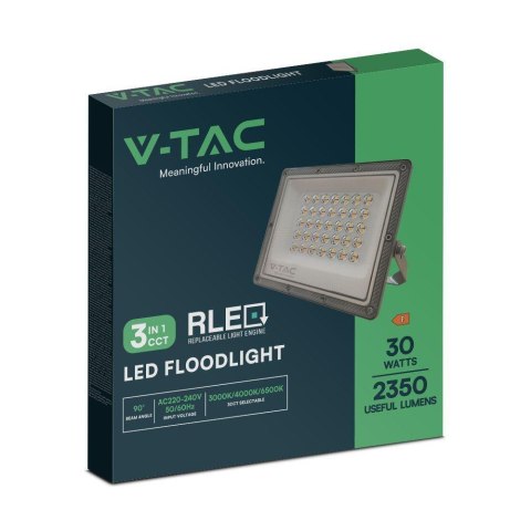 Projektor LED V-TAC 30W CCT Zmiana Barwy, Wymienny Moduł LED VT-44030CCT 3000-4000K-6500K 2350lm