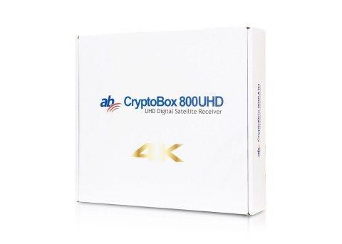 CryptoBox AB 800UHD 4K DVB-S2X H.265 HEVC