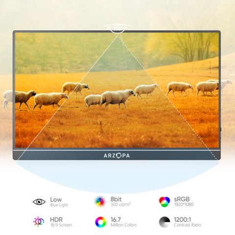 Monitor przenośny ARZOPA A1 Gamut - 15,6" Full HD ARZOPA