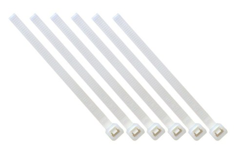 Opaska kablowa SPACE 400x4.8mm. biała