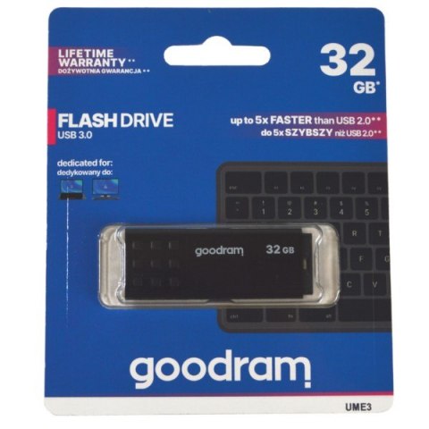 Pendrive 32GB USB3.0 GOODRAM czarny