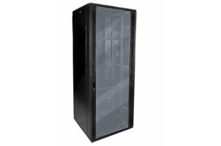 Szafa 19" stojąca 32U 600x800 BETA RAL9004 szkło