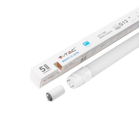 Tuba Świetlówka LED T8 V-TAC SAMSUNG CHIP 120cm 18W G13 VT-121 6400K 1700lm 5 Lat Gwarancji