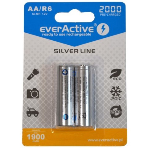 Bateria akumulator R6 everActive 2000 mAh 2szt/bli