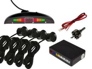 Czujnik parkowania wyśw.Led II 4 czarne czujki